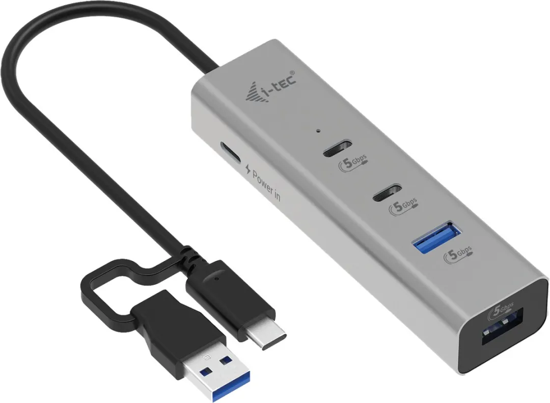 I-tec Metal CAHUBMETAL2A2CPD USB-Hub