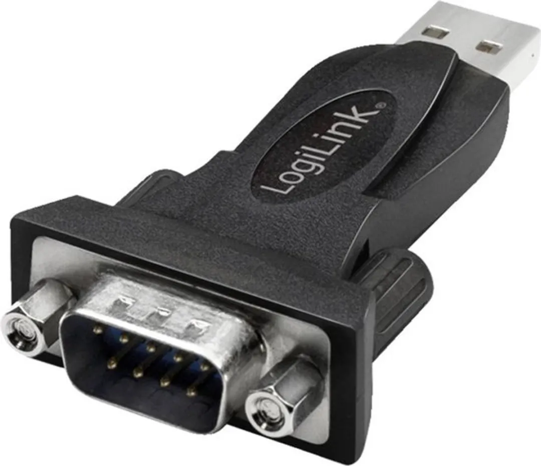 Logilink AU0002F USB naar RS232 Adapter - Zwart