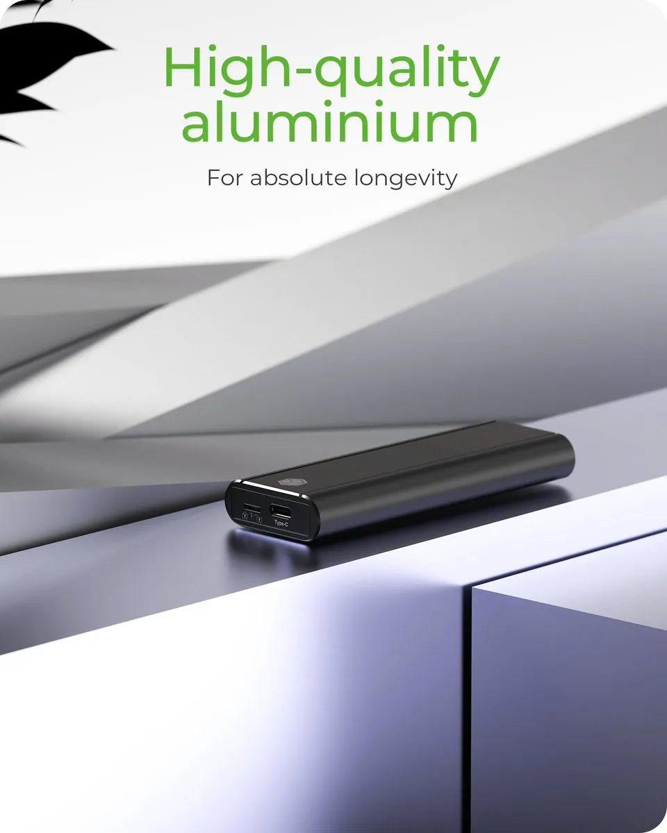 Icy Box IB-1807MT-C31 USB-C Behuizing - Zwart