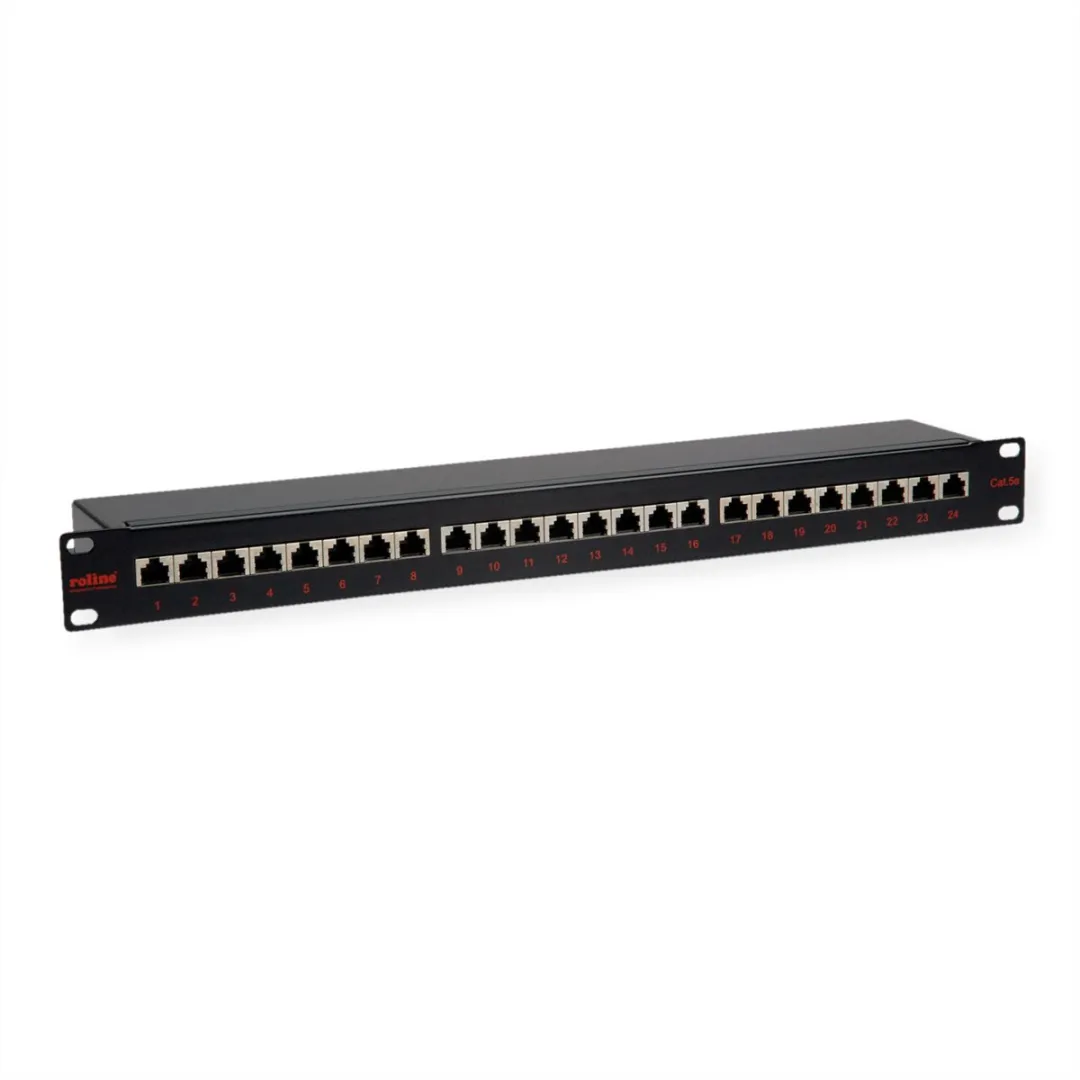 Roline Cat.5e Patchpanel 24 Poorts