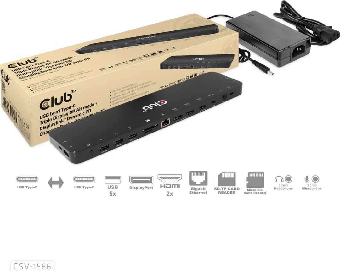 Club3D CSV-1566 USB-C Dock
