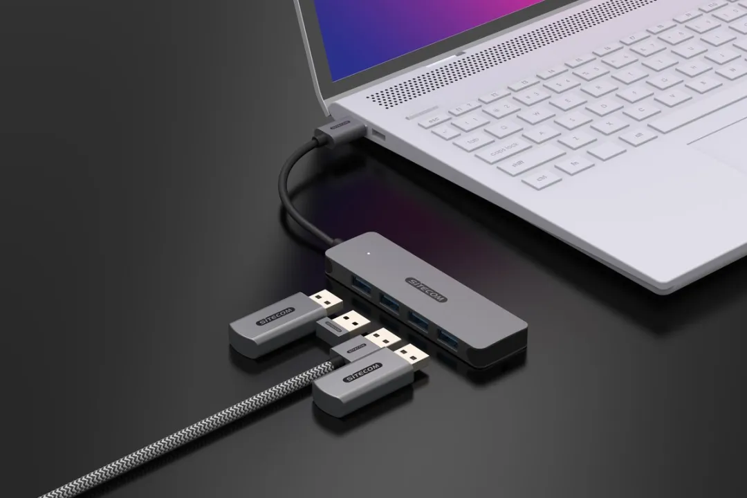 Sitecom CN-5005 USB Hub - 4x USB-A