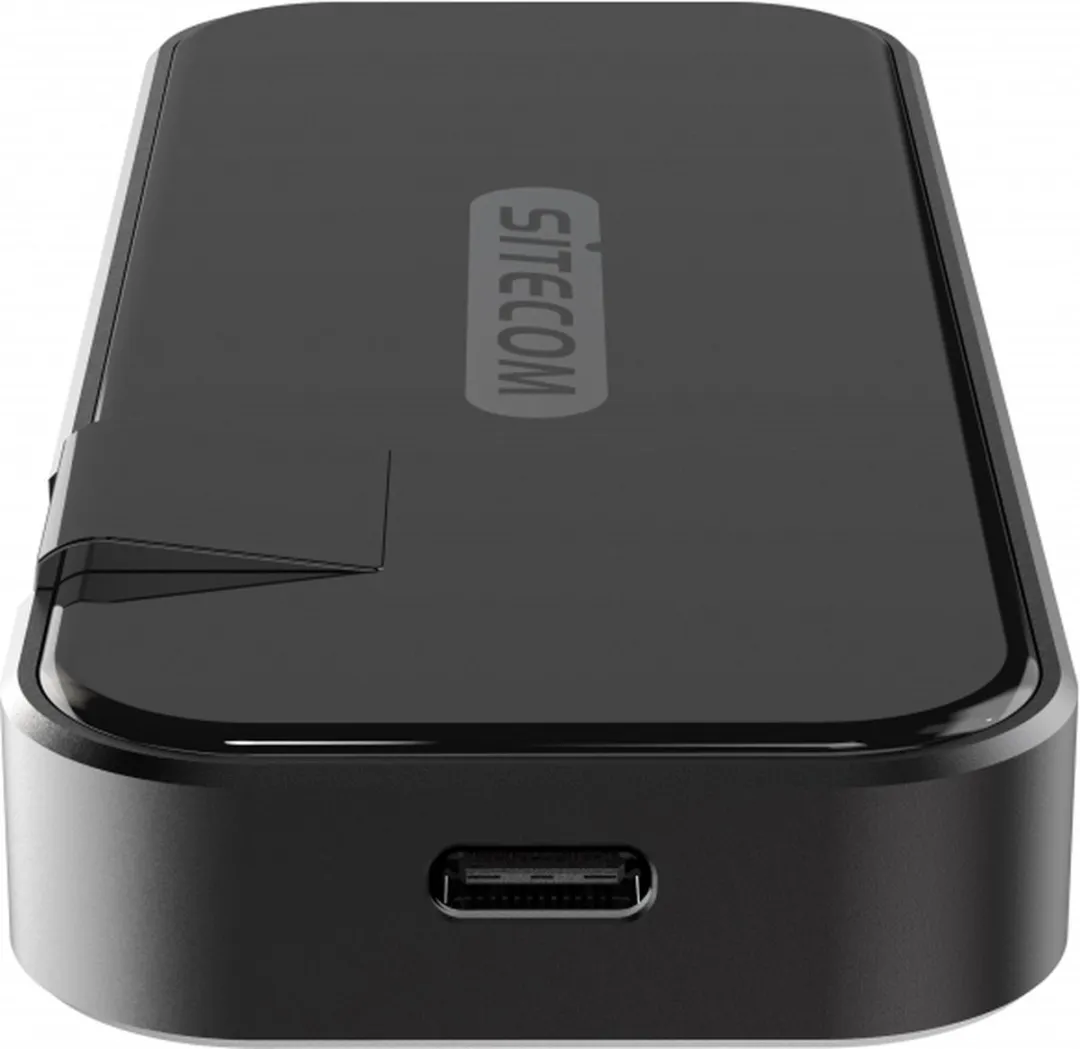 Sitecom CN-394 USB-C Dock - HDMI + GLAN - Zilvergrijs