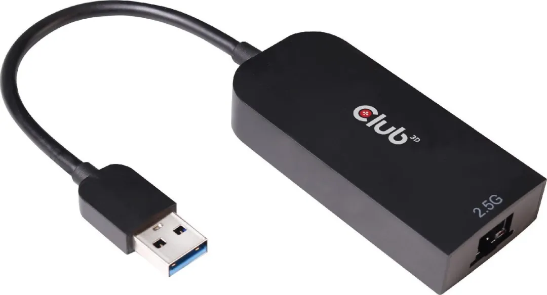 Club3D CAC-1420 USB-A naar RJ45 2.5G Ethernet Adapter