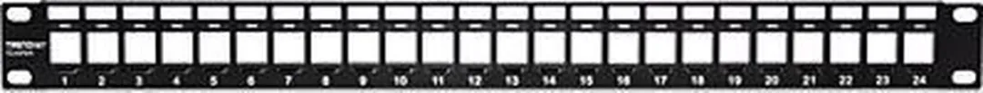 Trendnet TC-KP24 Patch Panel 24-Ports - Zwart - afbeelding 2 van 3