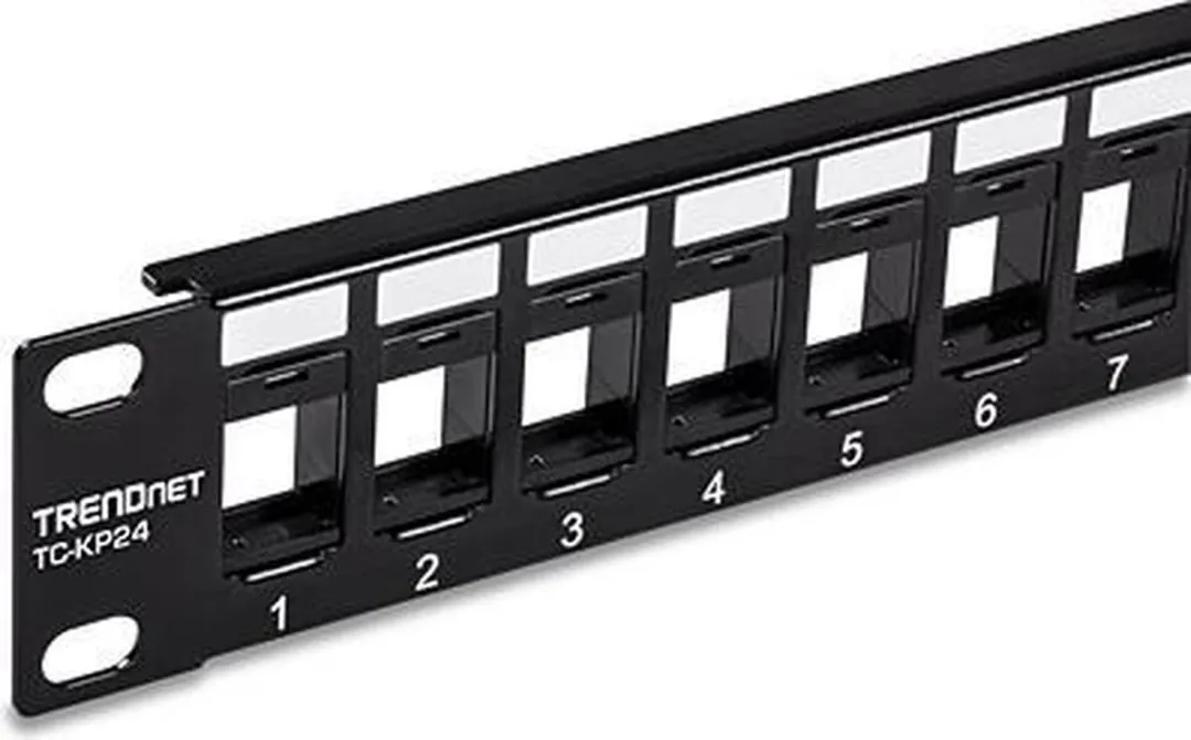 Trendnet TC-KP24 Patch Panel 24-Ports - Zwart - afbeelding 3 van 3
