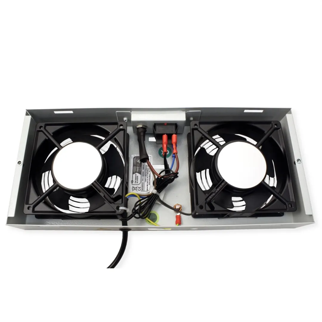 Roline Ventilatorunit 2 Ventilatoren 19 inch - Grijs - afbeelding 3 van 6