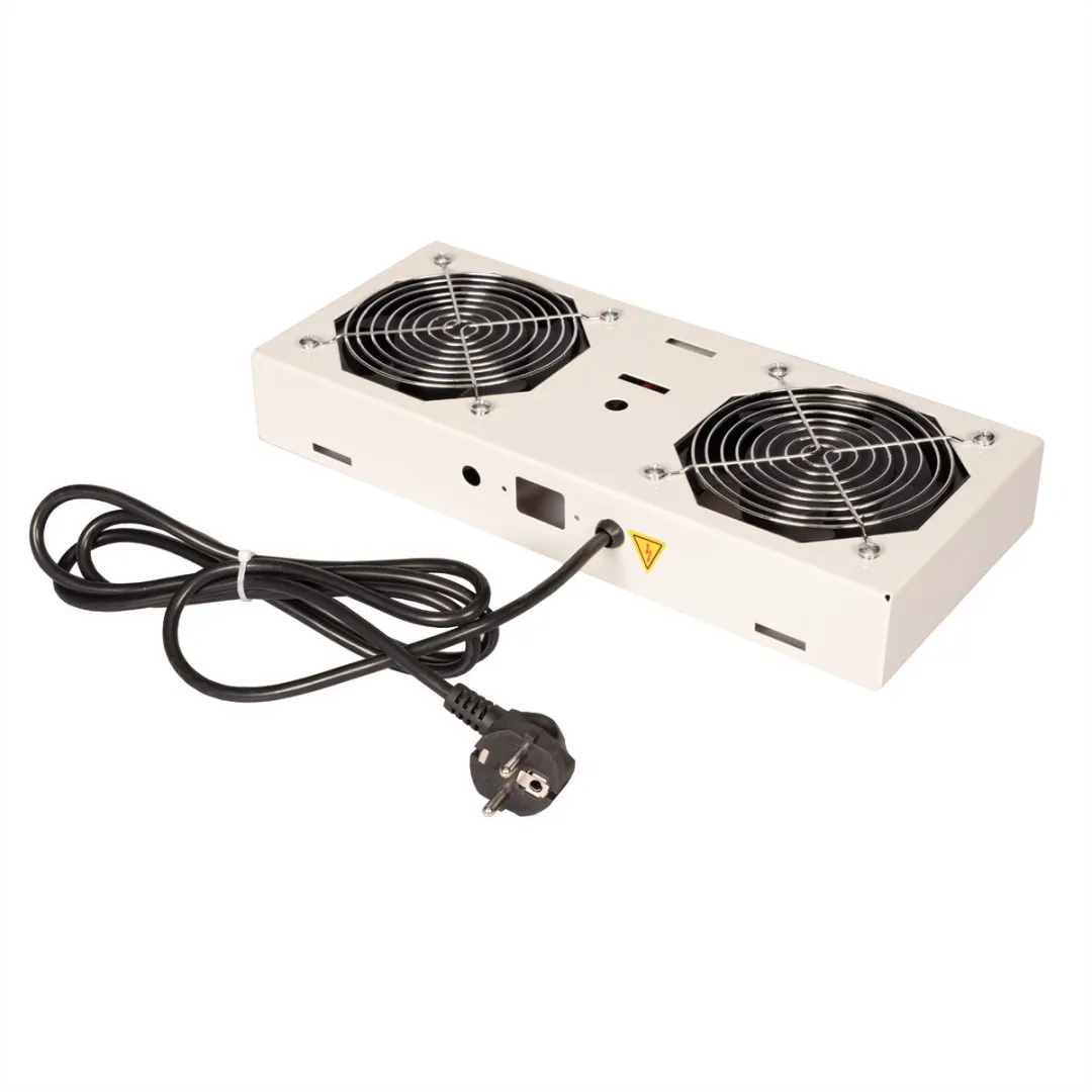 Roline Ventilatorunit 2 Ventilatoren 19 inch - Grijs - afbeelding 5 van 6