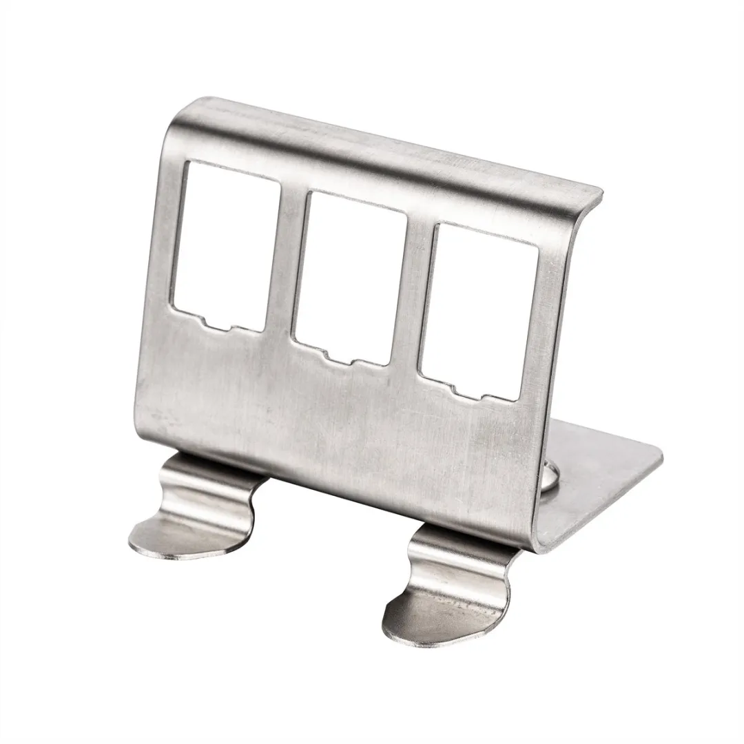 Roline DIN-rail Adapter 3 Keystones - Zilver