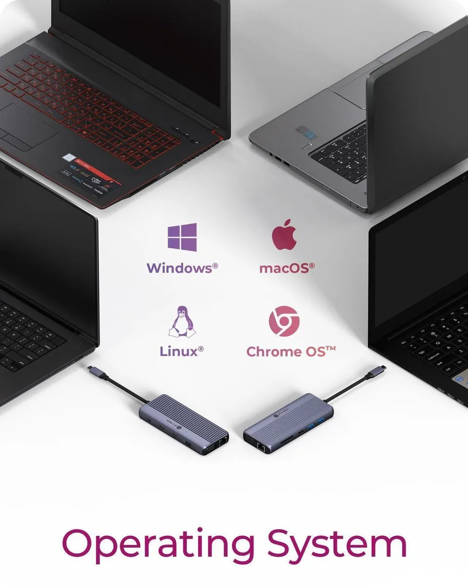 Icy Box IB-DK4062-CPD USB 3.2 Type-C Behuizing - Antraciet