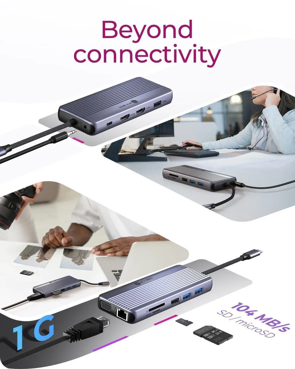 Icy Box IB-DK4062-CPD USB 3.2 Type-C Behuizing - Antraciet