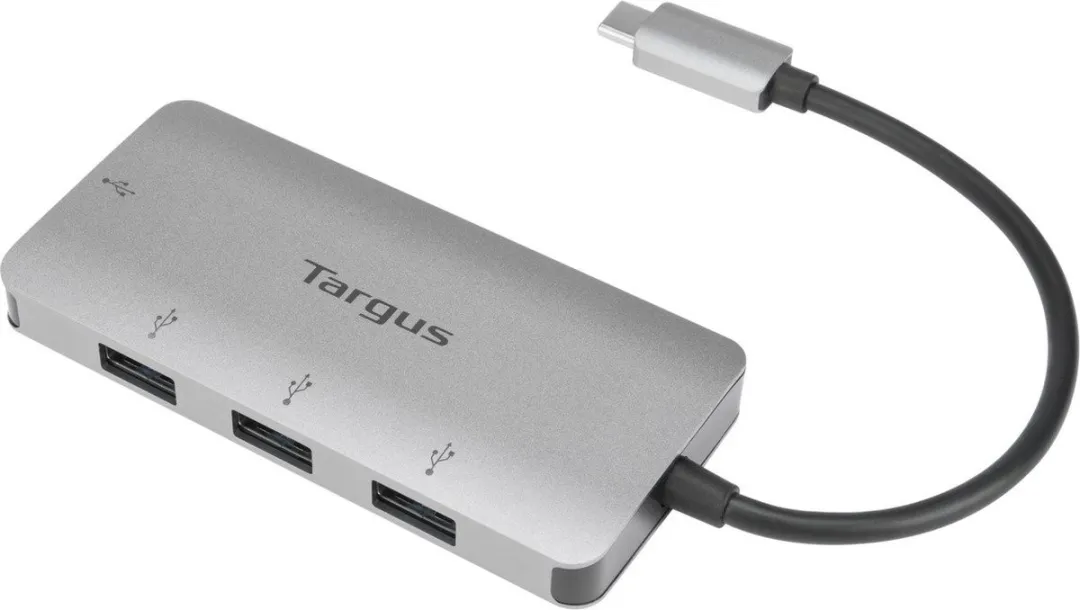 Targus ACH226EU USB Hub - 4 Poorten Zilver