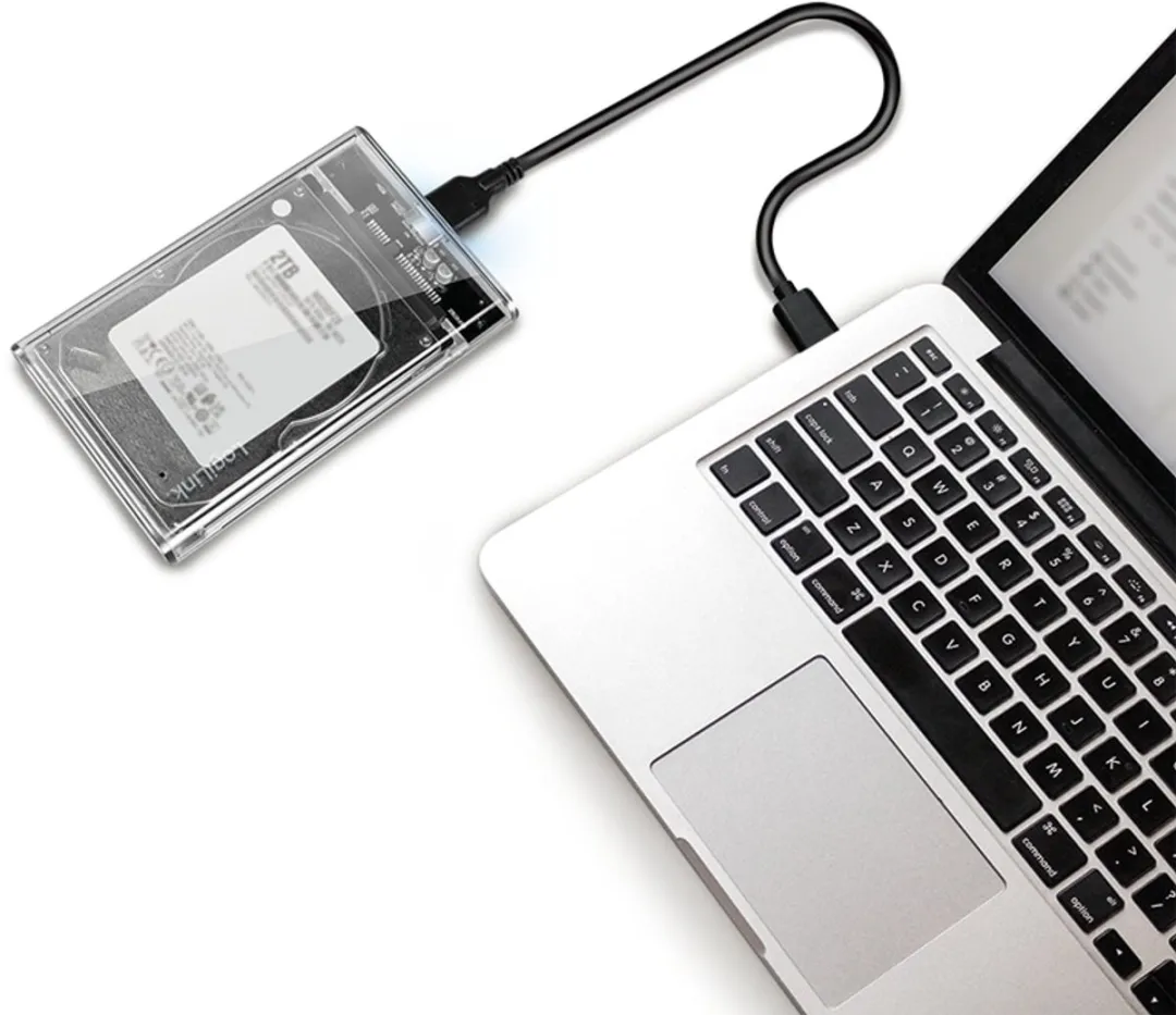 Logilink UA0409 2,5" Extern HDD-hoesje - USB 3.0 - Transparant