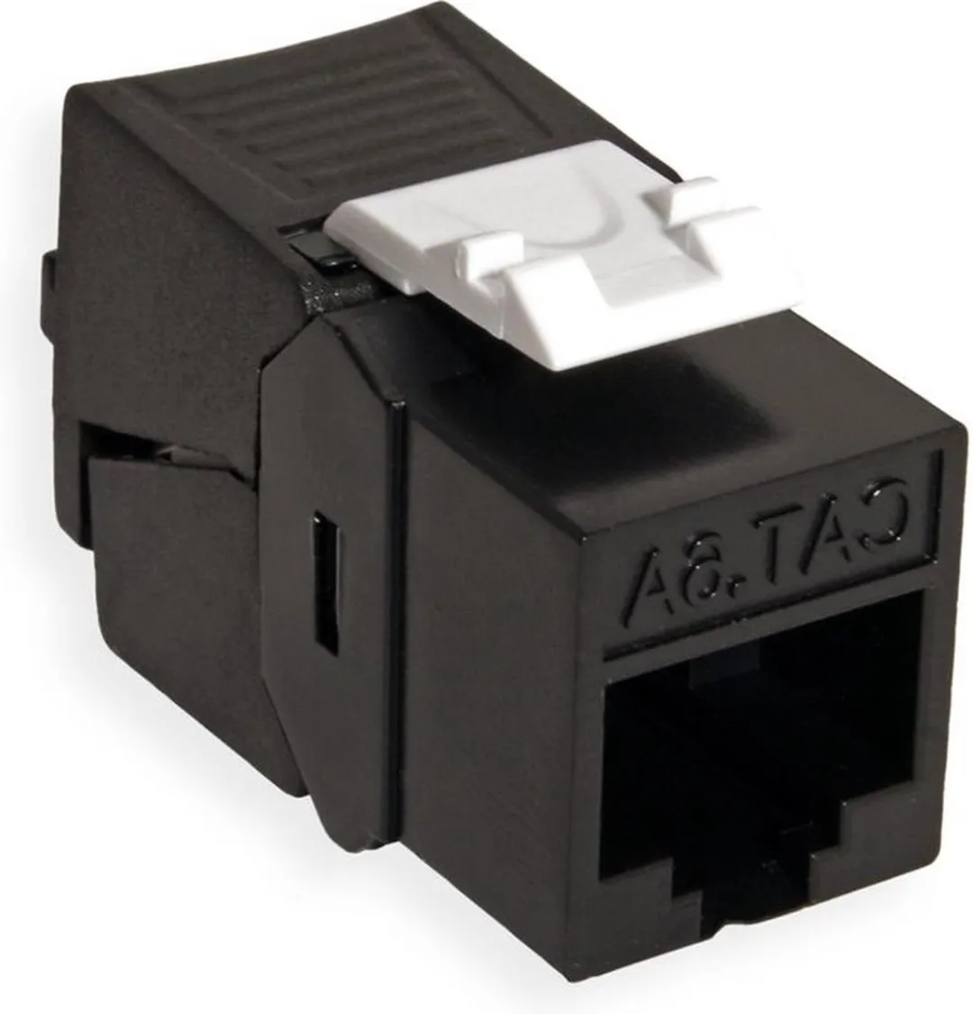 Roline Cat.6A Keystone RJ45 - Zwart - afbeelding 6 van 6