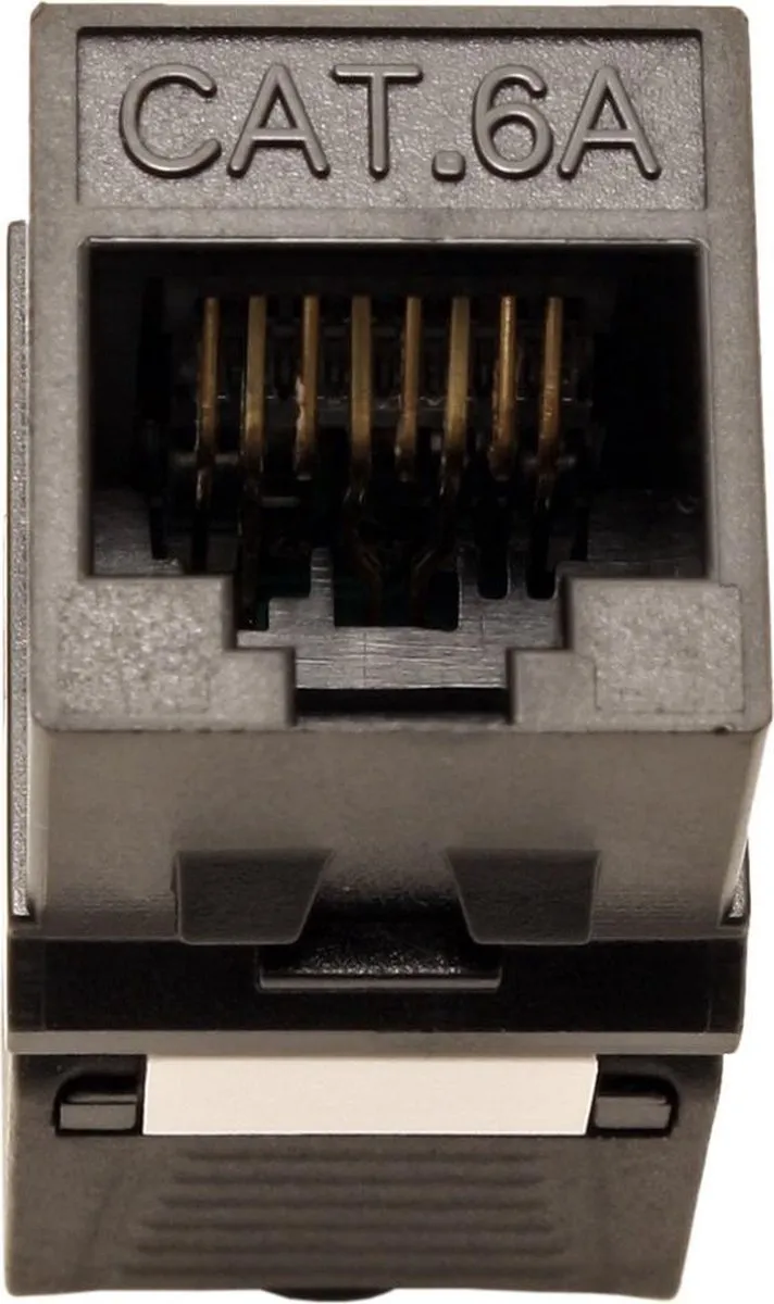 Roline Cat.6A Keystone RJ45 - Zwart - afbeelding 4 van 6
