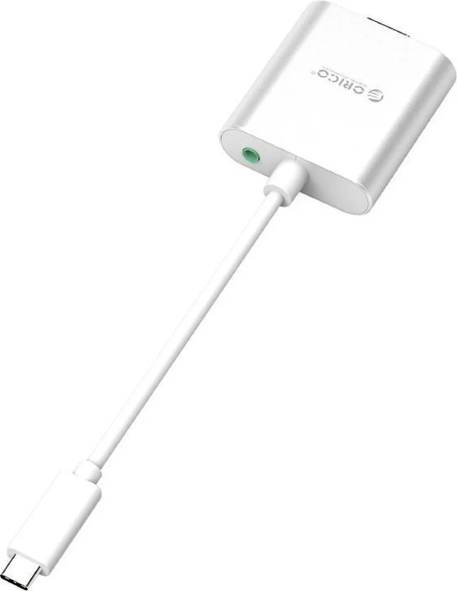 ORICO ORI-PTAV-SV USB-C naar VGA Adapter - Full HD - Aluminium - Zilver