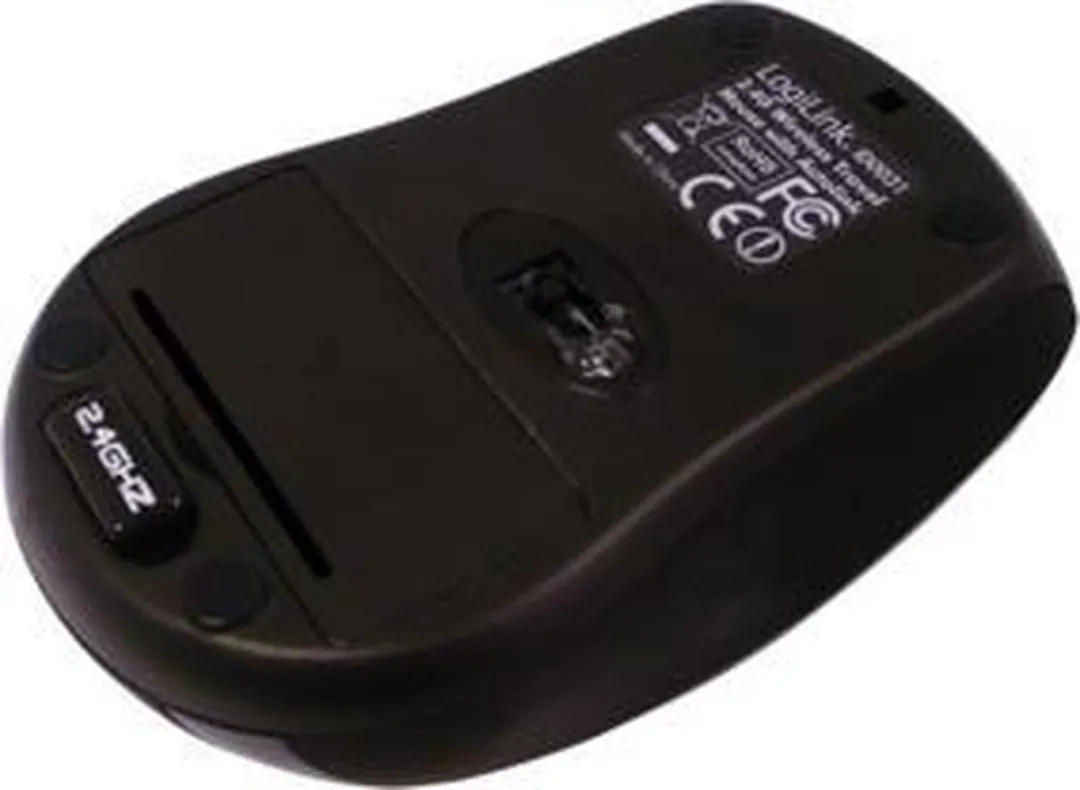 Logilink ID0031 Draadloze Reismuis 2.4GHz - Zwart