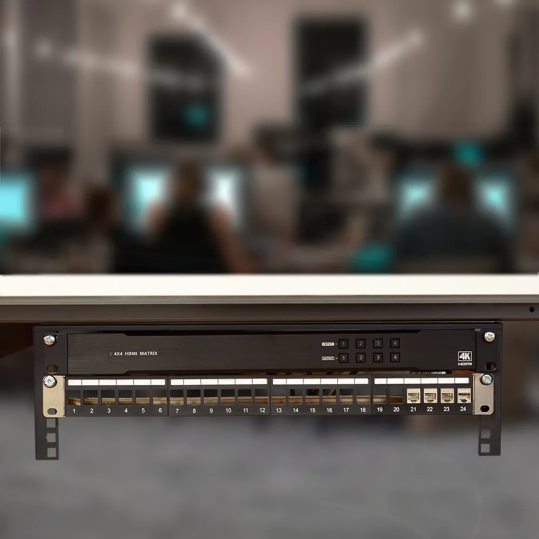 Logilink WB0013 19" Rack 3HE - Wand/Ondertafel - Zwart