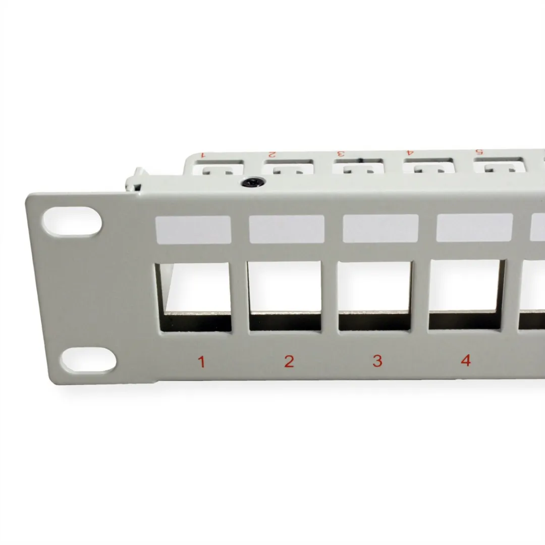 Roline Cat.6 Keystone Patchpaneel 24P - Grijs