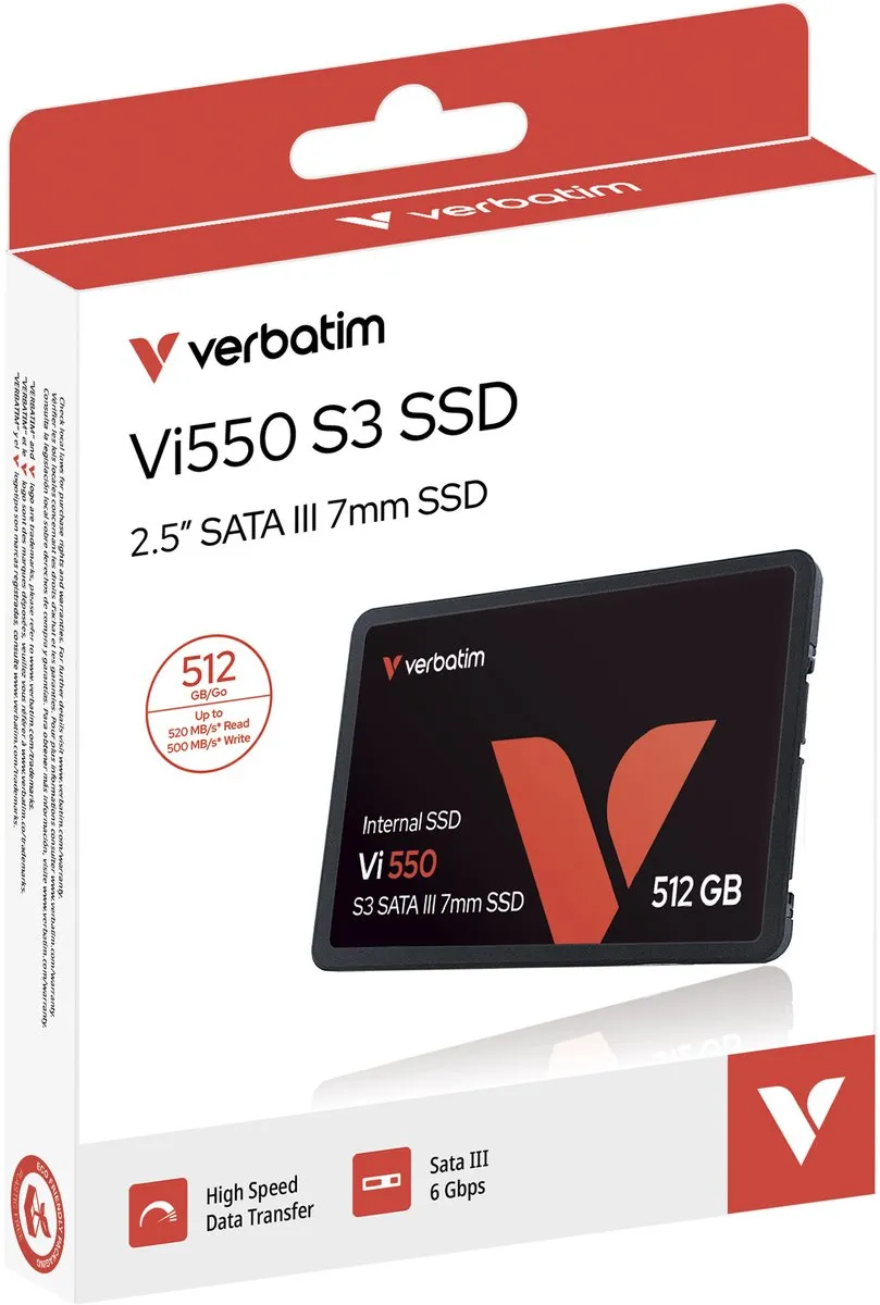 Verbatim Vi550 S3 512GB SSD