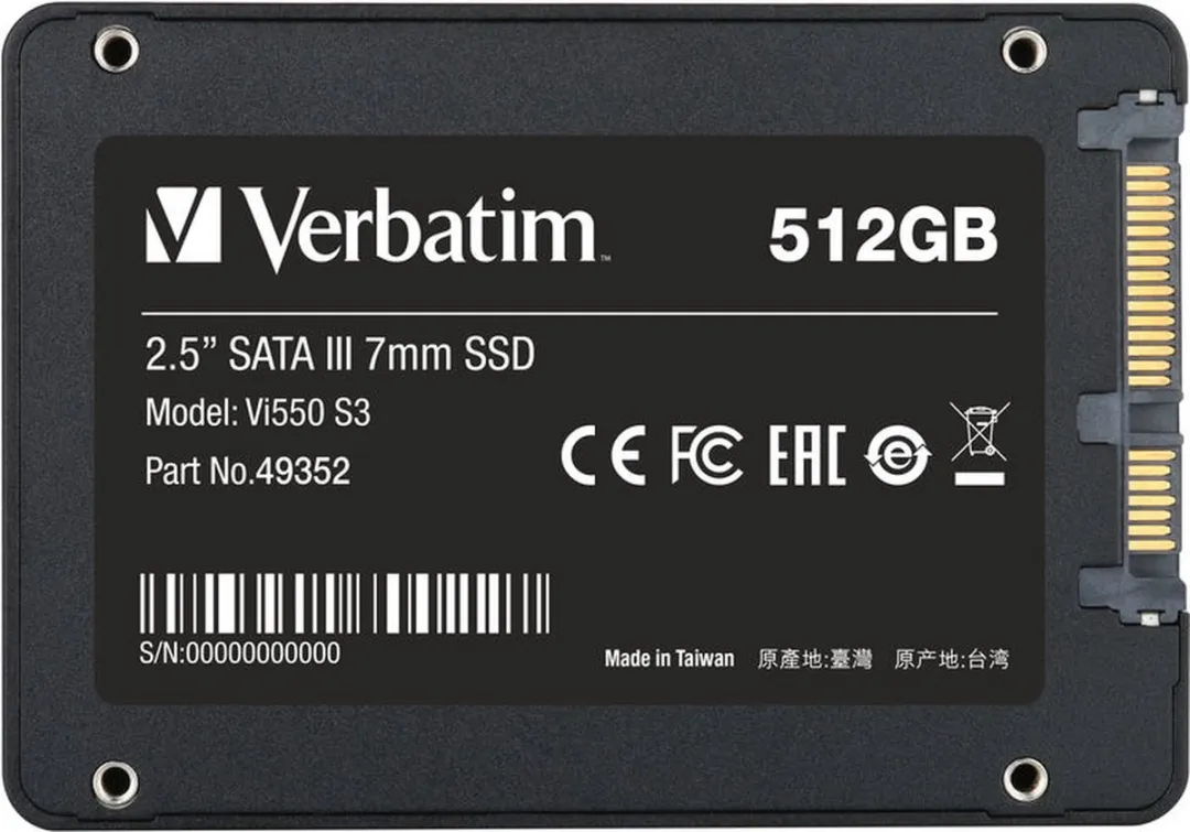 Verbatim Vi550 S3 512GB SSD