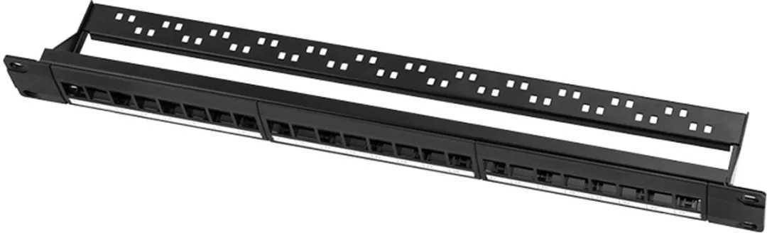 Logilink NK4065 Patchpanel 24 Module - 1HE - Zwart