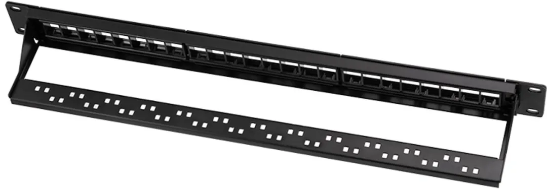 Logilink NK4065 Patchpanel 24 Module - 1HE - Zwart
