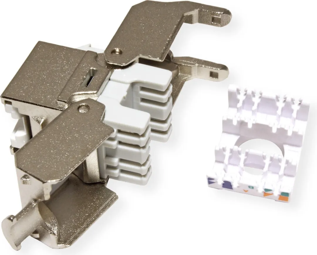 Roline Cat.6A Keystone RJ-45 Afgeschermd Zilver - afbeelding 6 van 6