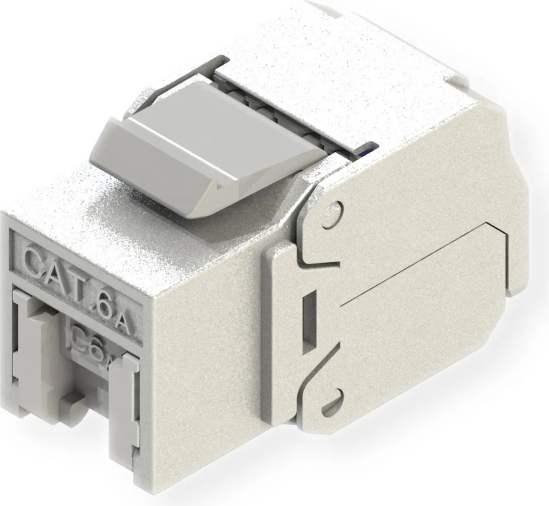 Roline Cat.6A Keystone RJ-45 Afgeschermd Zilver - afbeelding 5 van 6
