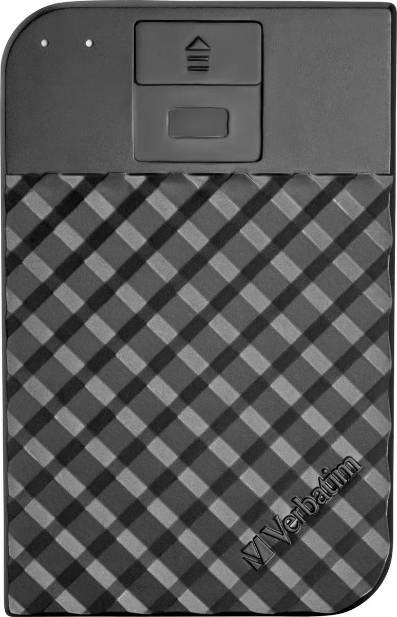 Verbatim Fingerprint Secure 2TB Externe Harde Schijf - Zwart
