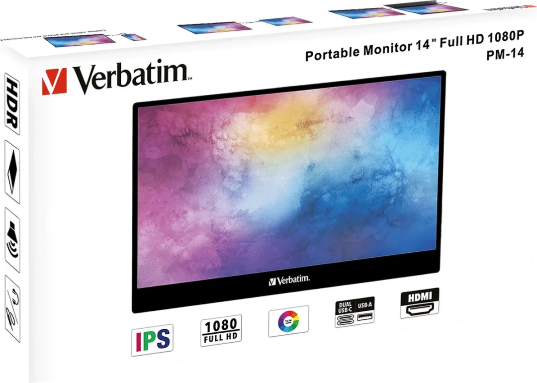 Verbatim PM-14 Portable Monitor 14" IPS FHD