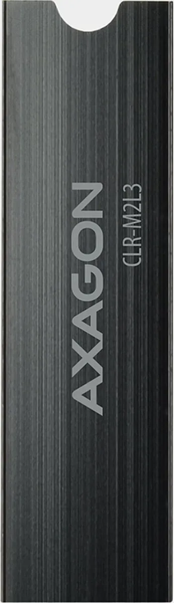 Axagon CLR-M2L3 M.2 SSD Koeler - 80mm - Zwart