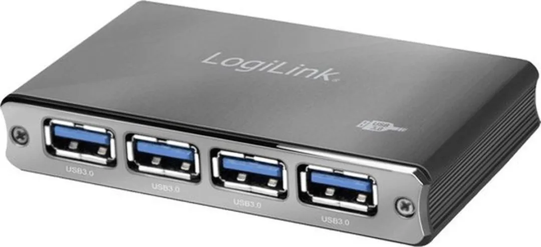 Logilink UA0282 USB 3.0 Hub 4 Poorten - Space grijs