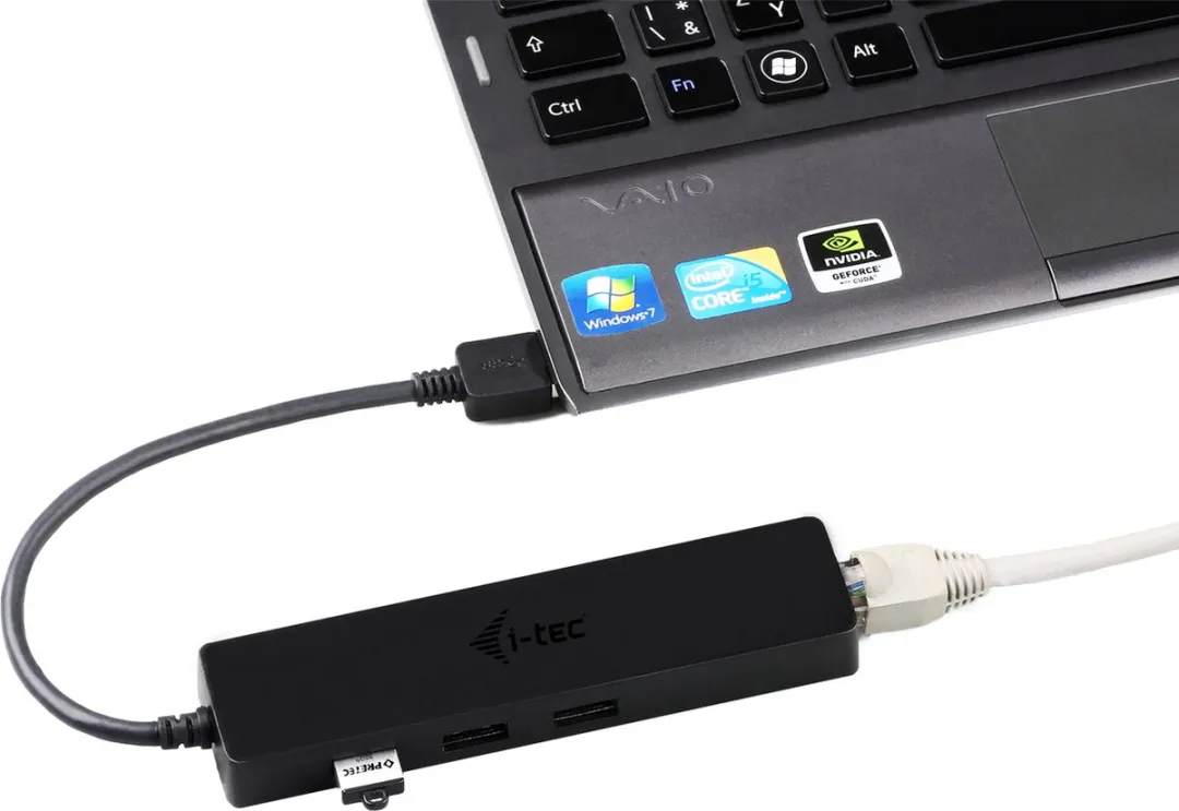 I-tec U3GL3SLIM USB 3.2 Gen 1 Netwerkadapter - 3 Poorten + Gigabit Ethernet - afbeelding 6 van 6