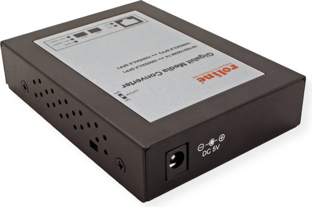 Roline Gigabit Converter RJ-45 Mini GBIC - 1x SFP/GBIC Poort