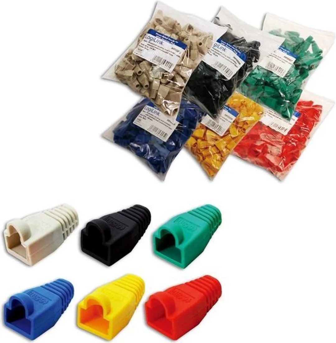 Logilink MP0009 RJ45 Kabelschoen Geel - 100 Stuks