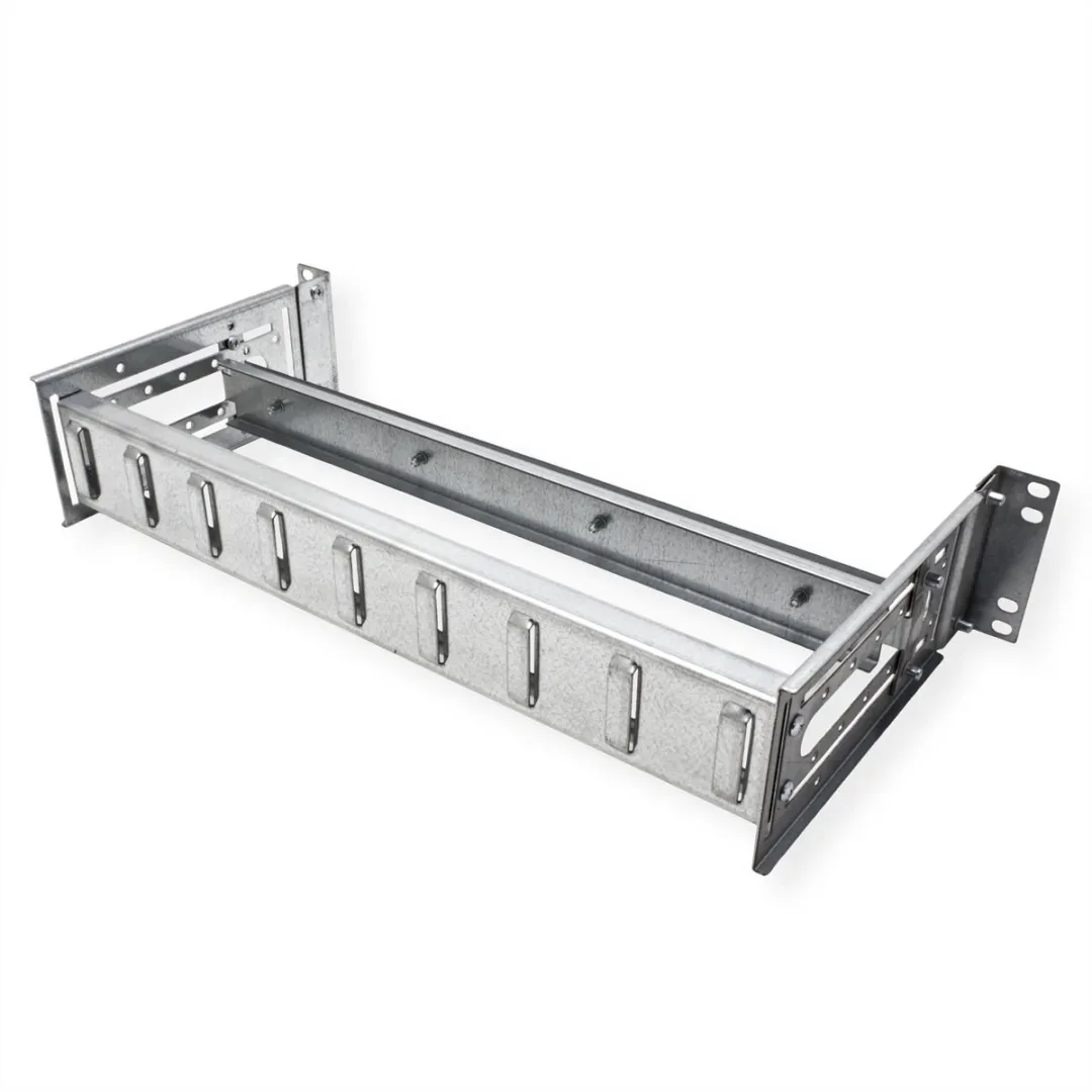 Roline 19-inch DIN-railsteun 4U 175x483x215mm - Zilver - afbeelding 4 van 6