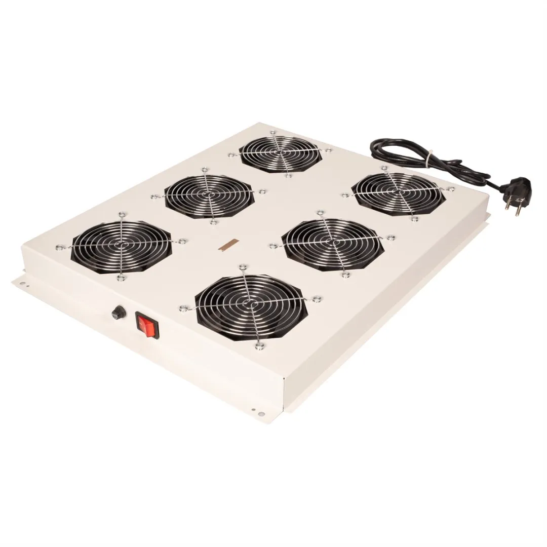 Roline 19-inch Dakventilatorunit 6 Ventilatoren - Grijs - afbeelding 5 van 6