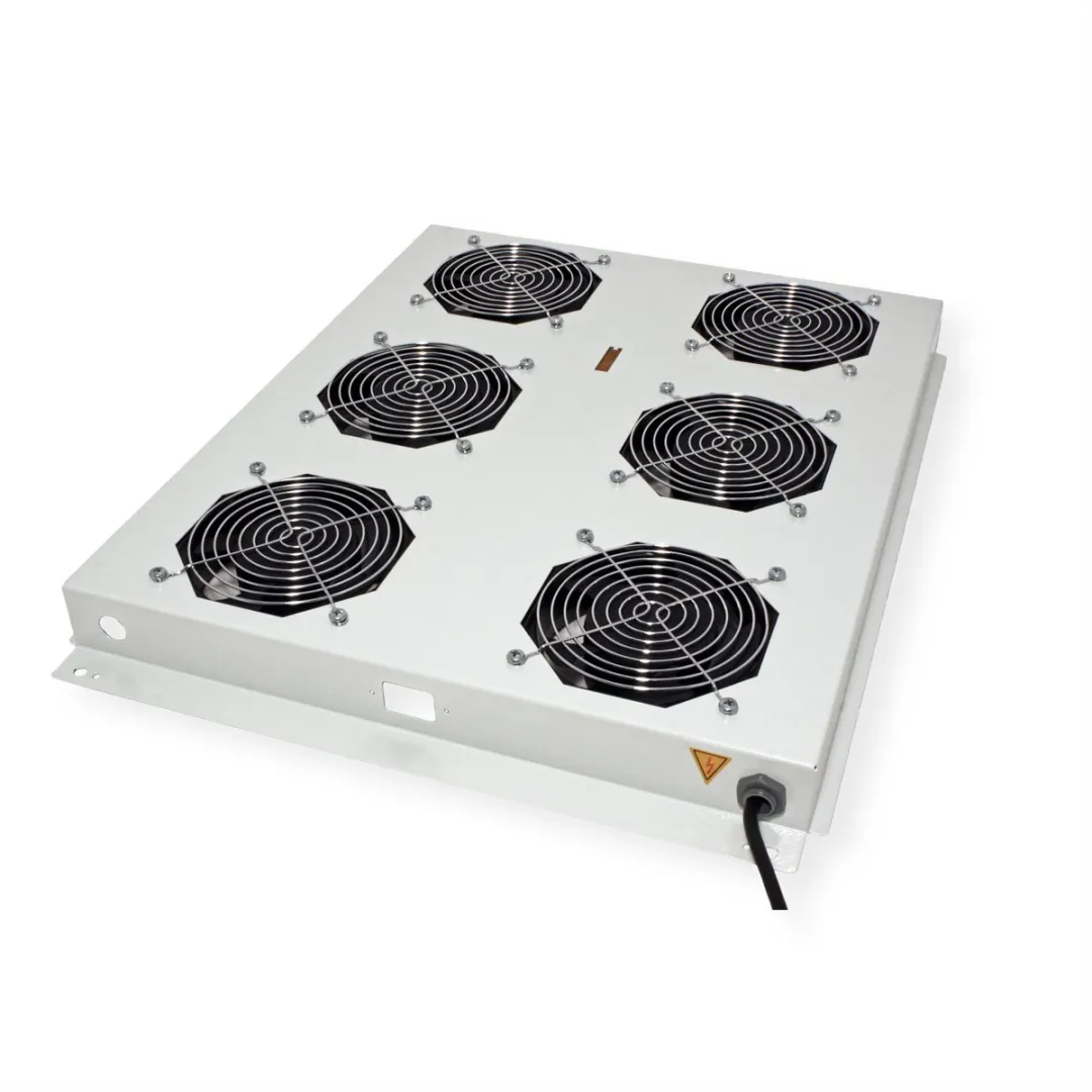 Roline 19-inch Dakventilatorunit 6 Ventilatoren - Grijs - afbeelding 2 van 6