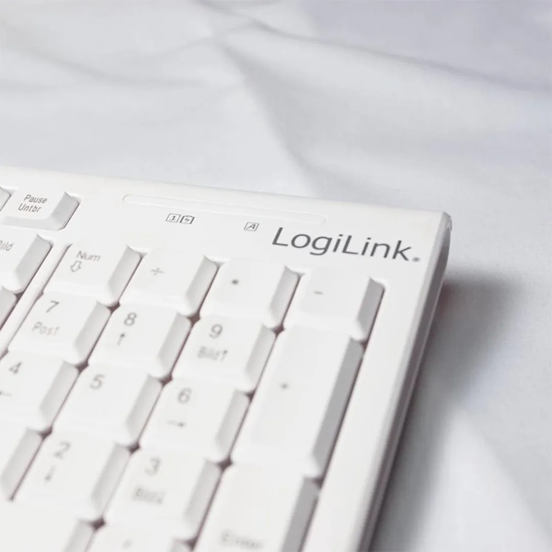 Logilink ID0104W Toetsenbord & Muis Set - USB - Wit - afbeelding 6 van 6
