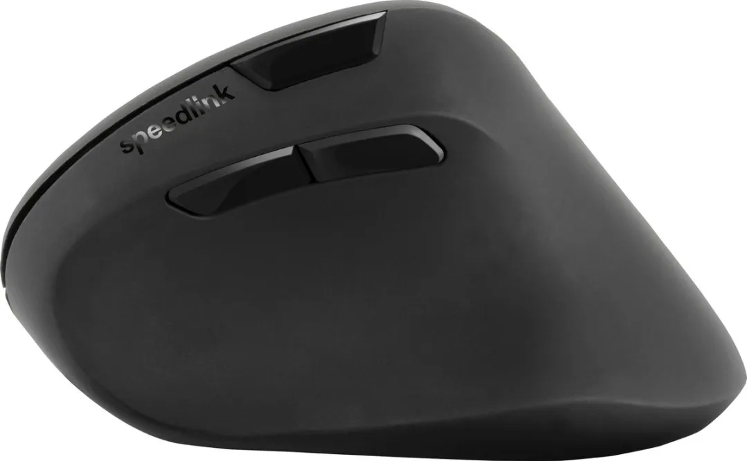 Speedlink PiaVO SL-630019-RRBK Verticale Muis - Draadloos - Zwart