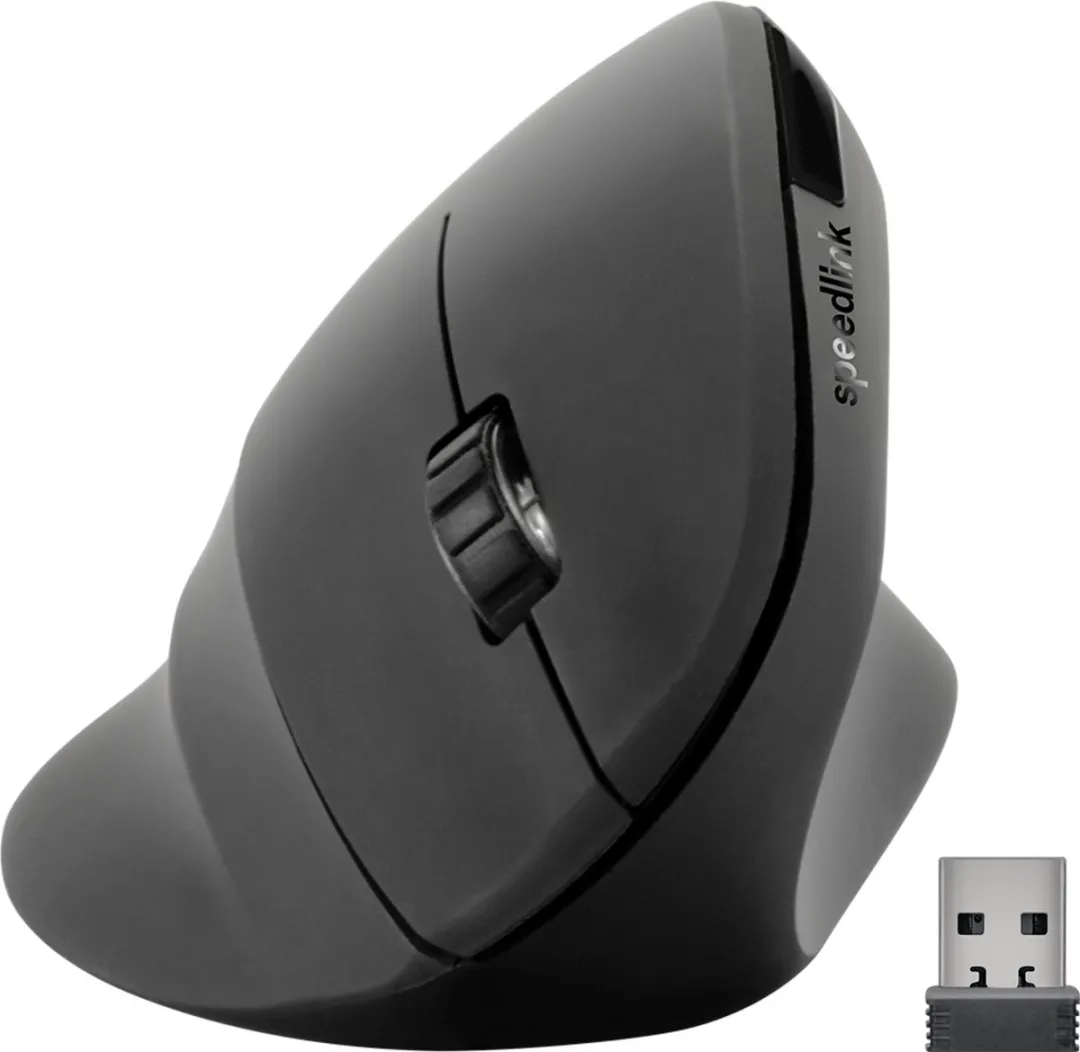 Speedlink PiaVO SL-630019-RRBK Verticale Muis - Draadloos - Zwart - afbeelding 6 van 6