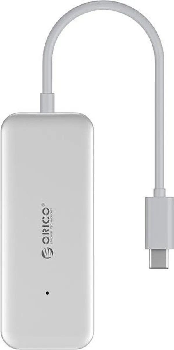 ORICO TC4U-U3 USB-C Hub 4x USB-A 5Gbps - 15cm - Zilver