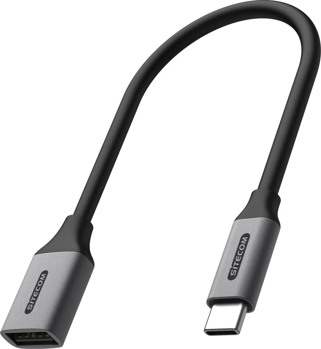 Sitecom AD-1011 USB-kabel 0,15m USB-A naar USB-C - Veelkleurig