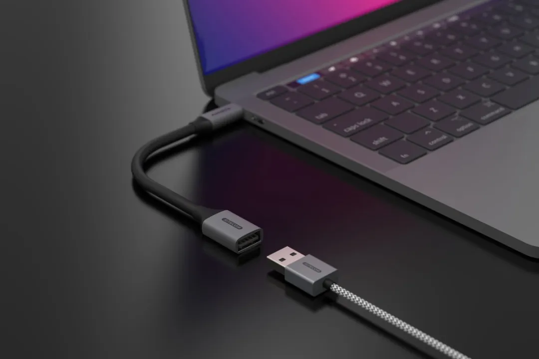Sitecom AD-1011 USB-kabel 0,15m USB-A naar USB-C - Veelkleurig