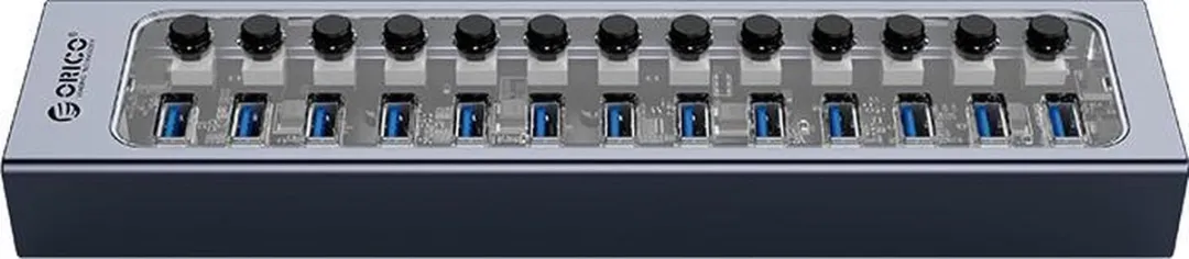 ORICO ORI-AT2U3-13AB-GY USB 3.0 Hub 13 Poorten