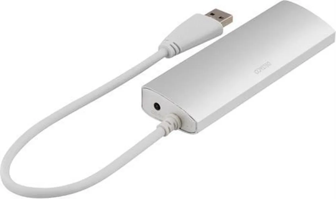 Deltaco UH-484 4-Poorts USB 3.0 Hub - Zilver