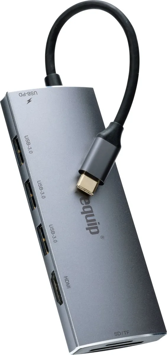 Equip 133482 USB-C 7-in-1 Docking Station