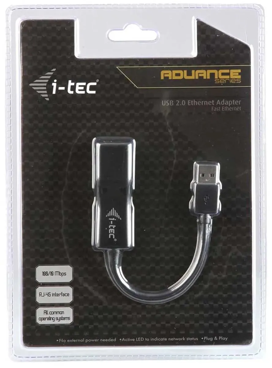 I-tec U2LAN USB 2.0 naar Ethernet-adapter