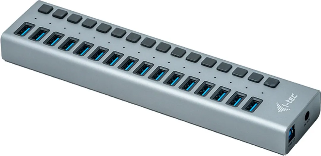 I-tec USB Oplader 16 Poorten 90W U3CHARGEHUB16 - Zwart